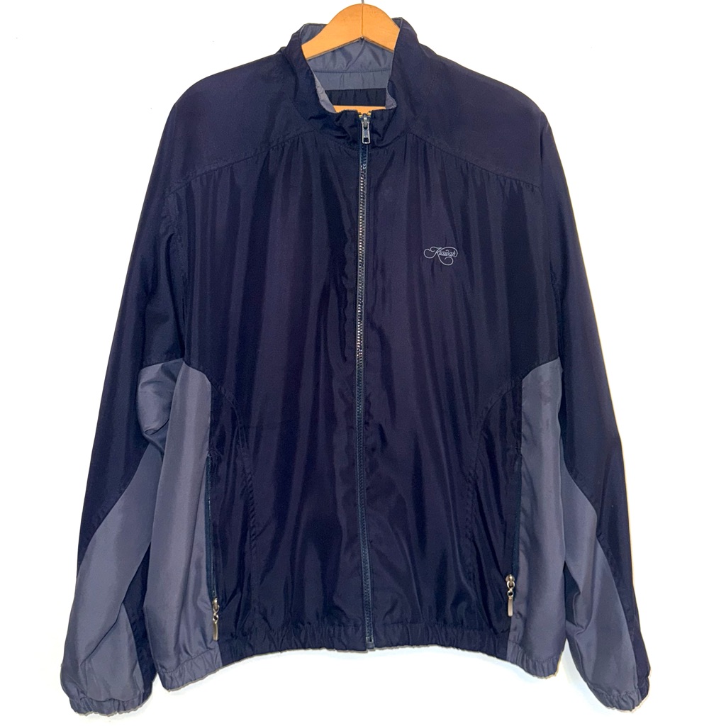 Vintage Gear For Sports Kiawah Island Golf Course Navy Windbreaker Full Zip L